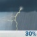 Tuesday: A 30 percent chance of showers and thunderstorms, mainly before 2pm.  Cloudy, with a high near 77. Breezy, with a south southwest wind 15 to 20 mph becoming west in the afternoon. Winds could gust as high as 30 mph. 